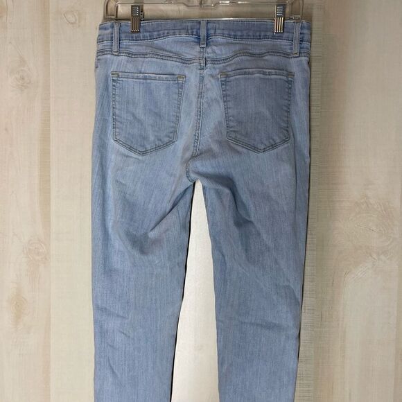 Loft‎ modern skinny crop faded light wash denim jeans, size 27 - Picture 15 of 16